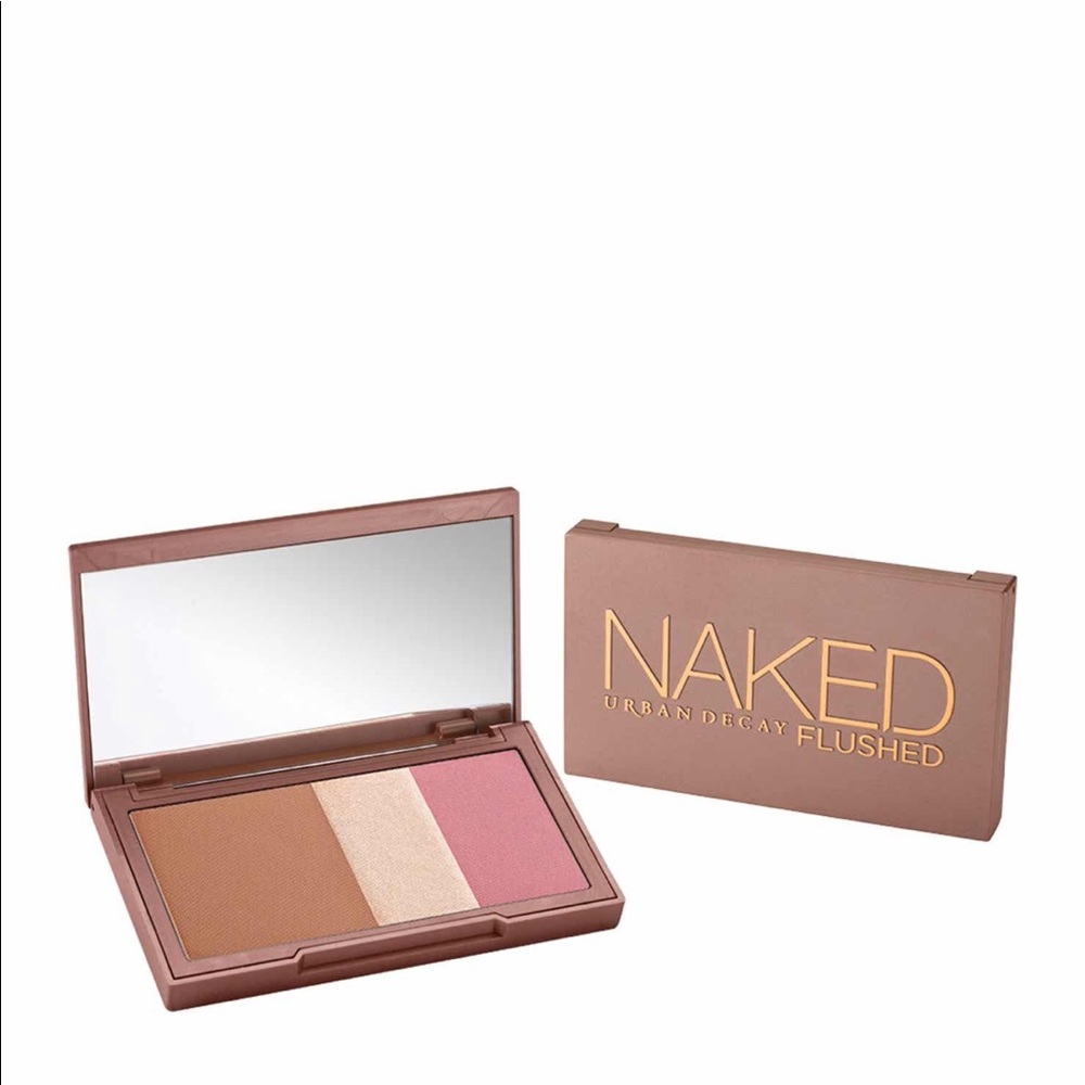 Naked Urban Decay bronzer, blush, highlighter.